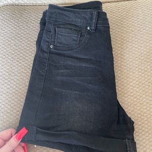 Navishape Black Jean Shorts Medium NVGTN